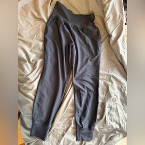 EUC Old Navy High-Waisted Powersoft 7/8 Joggers Blue size Medium